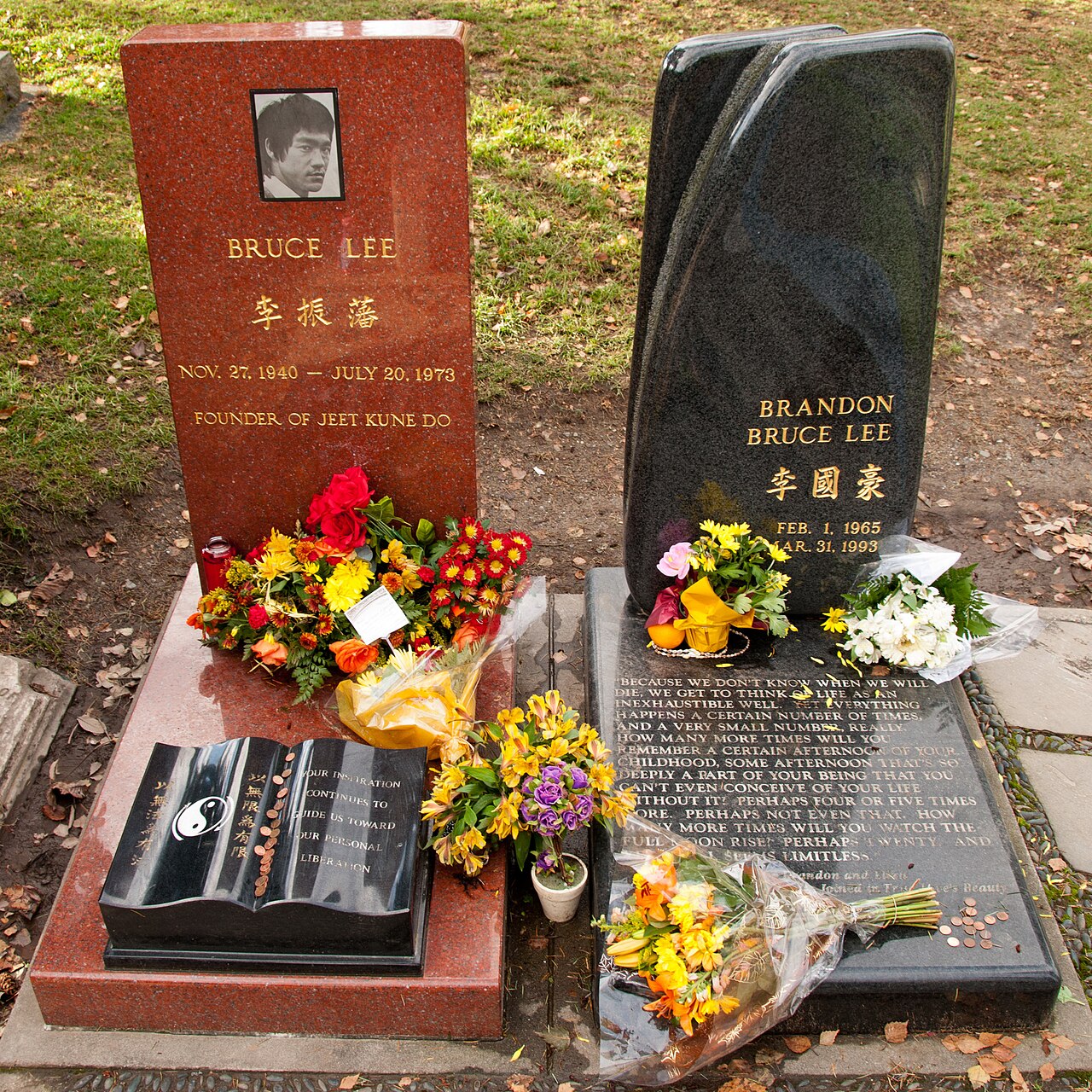 Bruce Lee (born Lee Jun-fan; 27 November 1940 – 20 July 1973) was a Chinese American, Hong Kong actor, martial arts instructor, philosopher, film director, film producer, screenwriter, and founder of 