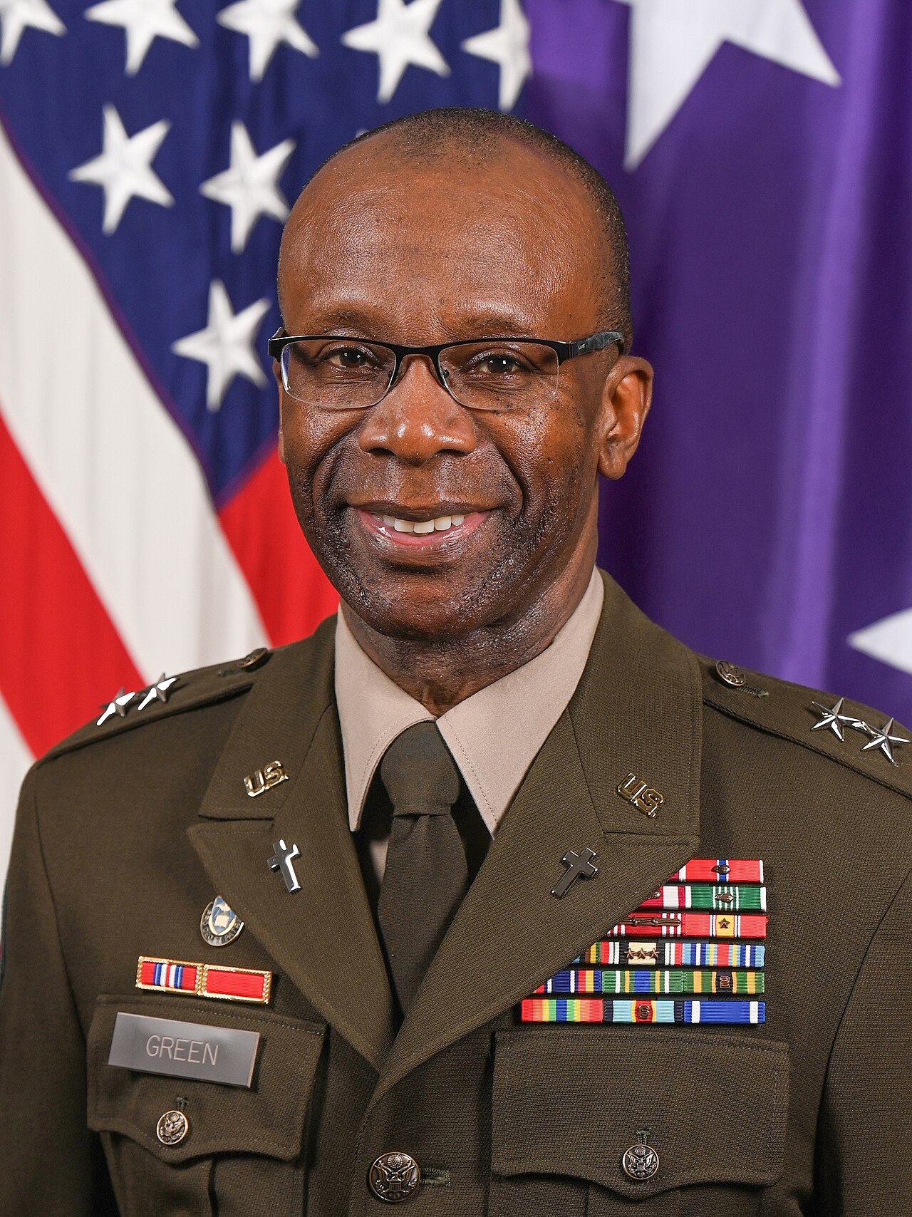 Official portrait of Chaplain (Major General) William Green Jr.