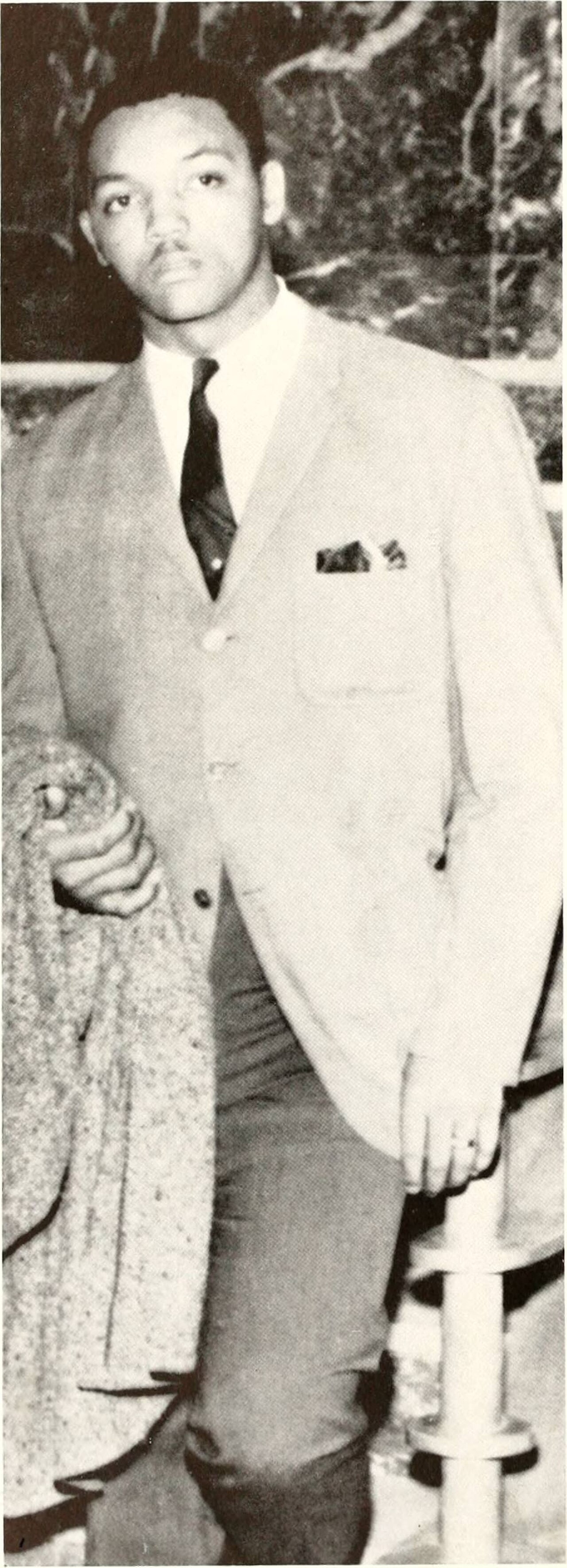 Jesse Jackson, then-president of the Student Government, in the 1964 edition of Ayantee, a yearbook produced by North Carolina A&T.