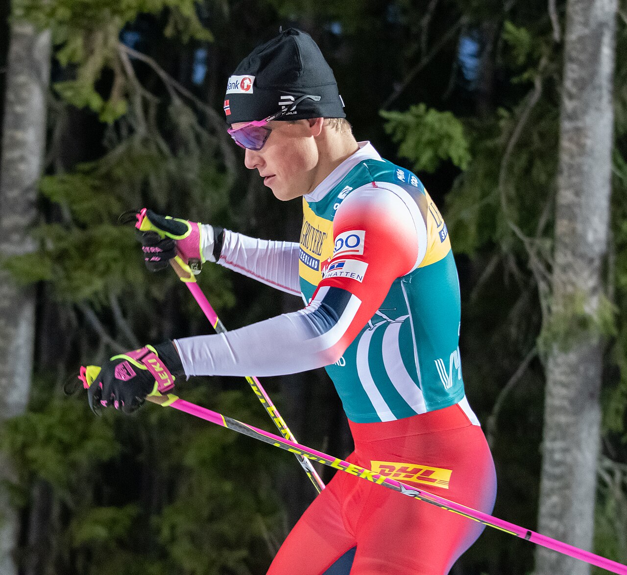 Johannes Høsflot Klæbo at Skitour 2020 in Östersund