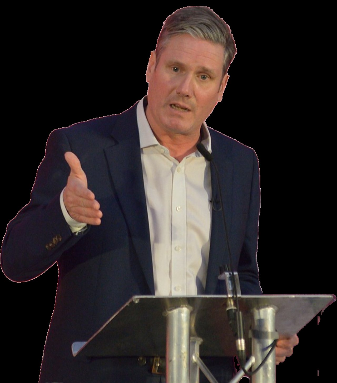 Removed background from File:Keir Starmer, 2020 Labour Party leadership election hustings, Bristol 2.jpg.