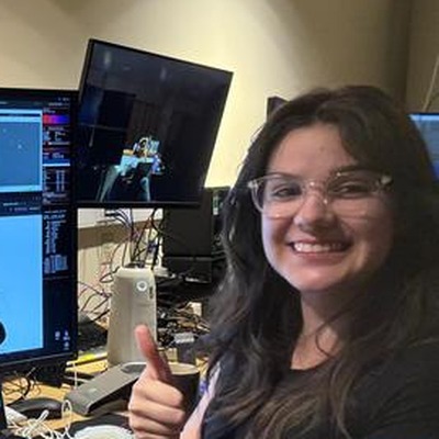 Natalie Orrantia at Las Campanas Observatory, Chile