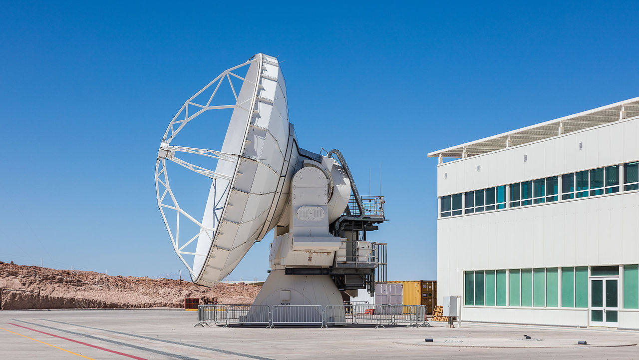 ALMA (Atacama Large Millimeter Array) space observatory, Atacama desert, Chile