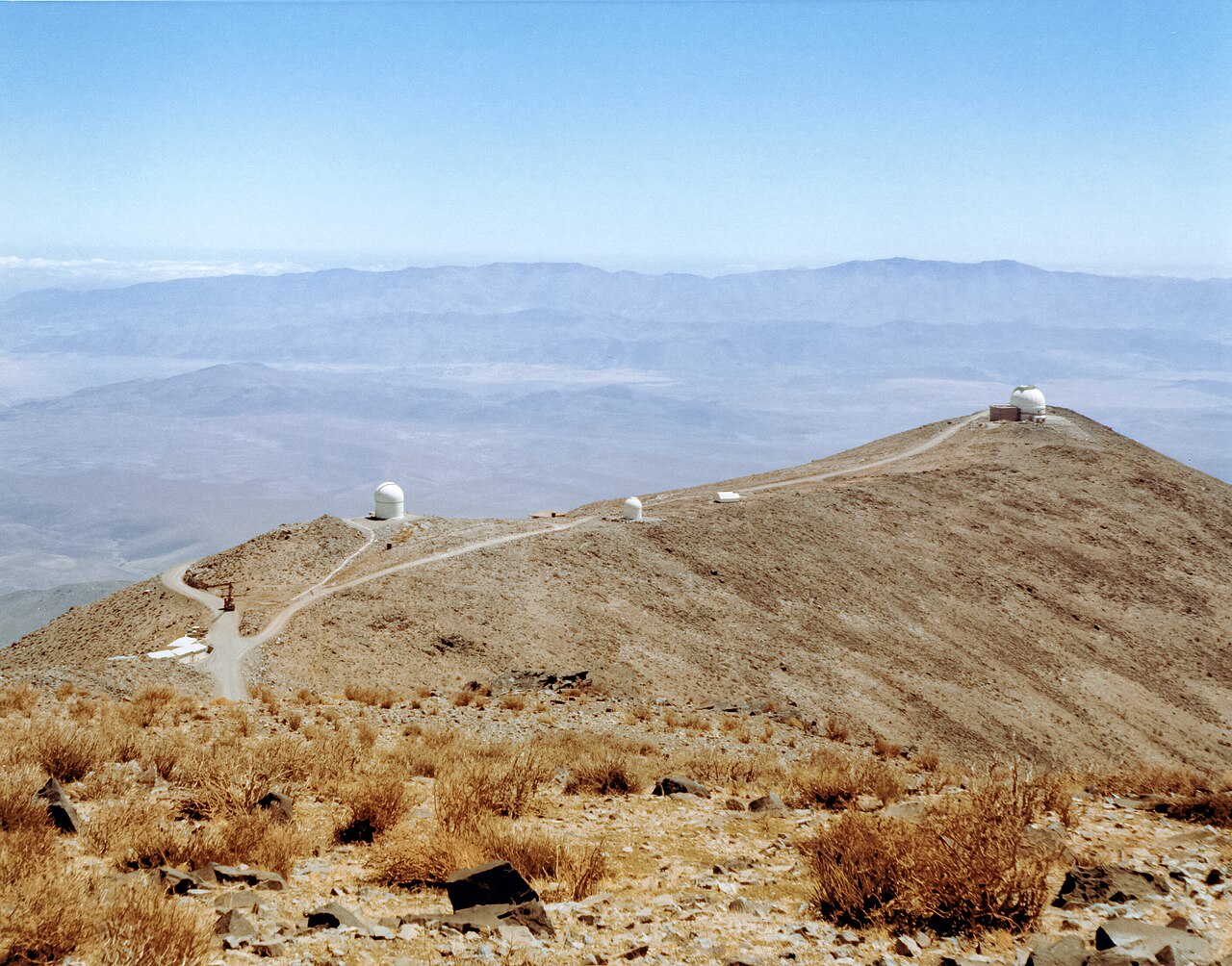 The ridge at Las Campanas Observatory in Chile.